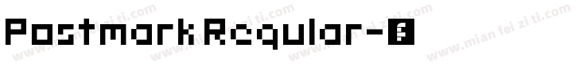 Postmark Regular字体转换